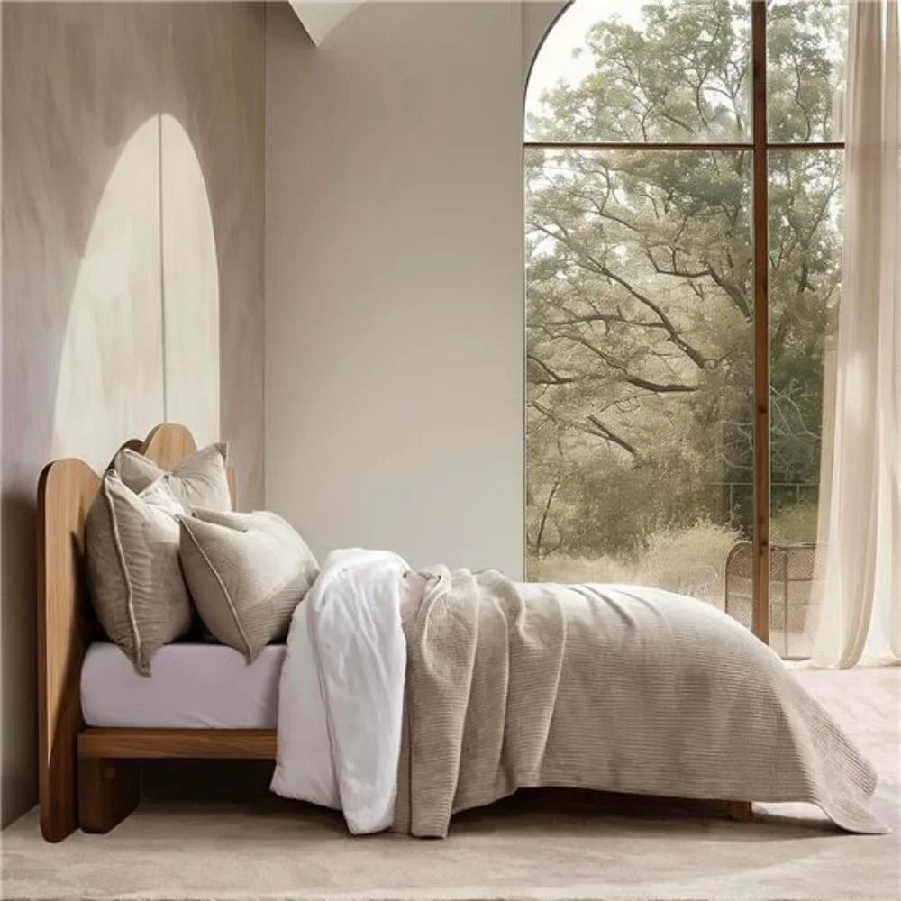 Velvet Quilt Set Queen Size, Luxurious Soft Quilted Bedding Sets,